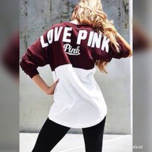 Love PINK Victoria’s Secret Varsity Crew